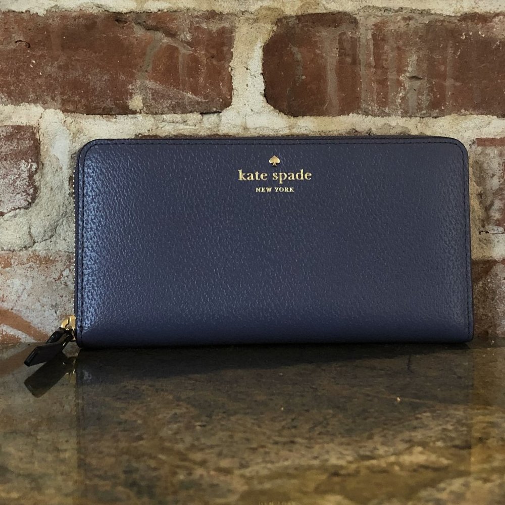 Oyster Blue Grand Street Neda Zip Around Wallet